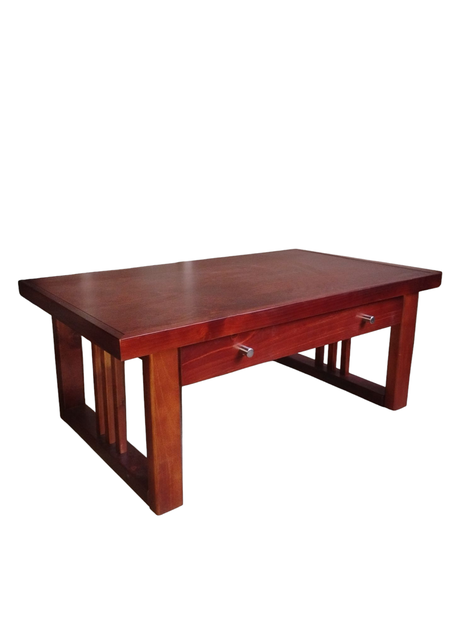 Mesa de centro de 1.0 mt, modelo Caburgua, color Nogal-0