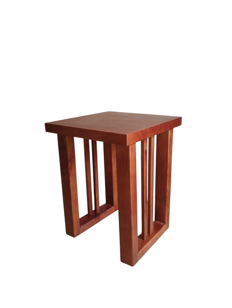 Mesa lateral, modelo Caburgua, color Nogal-0