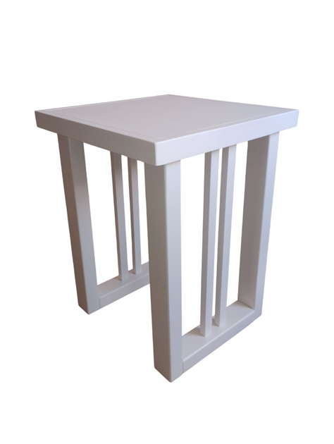 Mesa lateral, modelo Caburgua, color Blanco-1