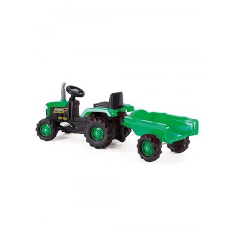 Tractor y Carro Verde-2