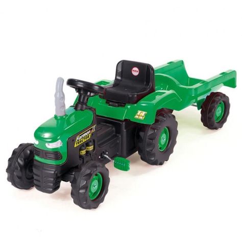 Tractor y Carro Verde-0