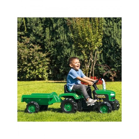 Tractor y Carro Verde-1