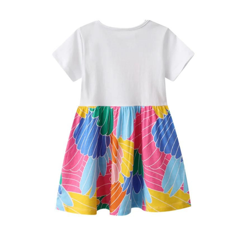 Vestido Manga Corta Niña Loro Jump Kids-1