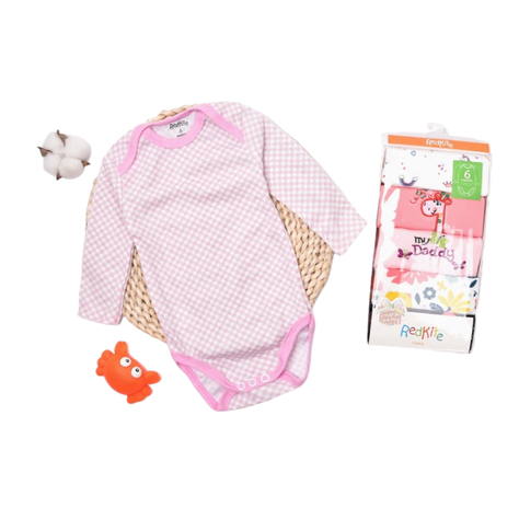 Pack 5 Bodys Niña Redkite Algodón Manga Larga Surtido-4