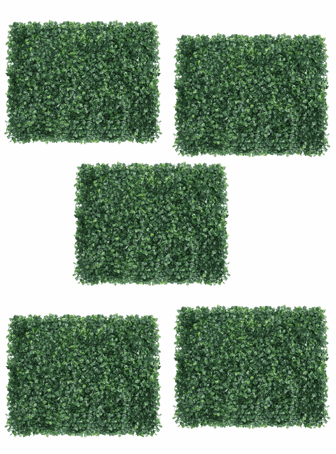 Pack 5 Palmetas artificial trebol vertical de 60x40cm - Envío Gratis-0