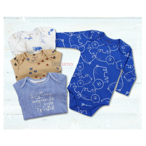 Pack 4 Bodys Tedmimak Niño Manga Larga Bosque -1