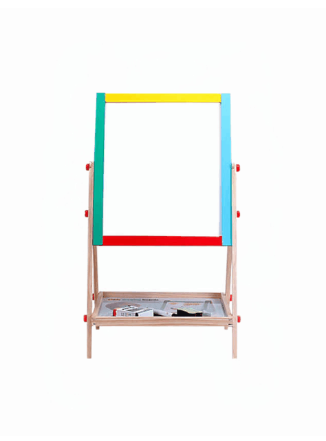 Pizarra Doble Cara Tiza Y Plumon Acrilica Madera Magnetica Niños-7