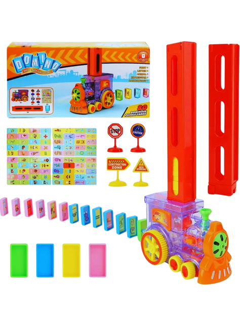 Carro Domino con luces y sonido Juguete Niño-0