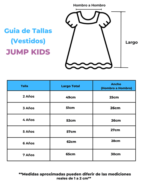 Vestido Manga Corta Niña Estampado Naranja Pastel-2