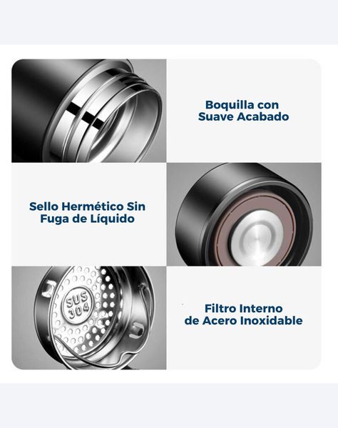 Termo Inteligente Vaso Digital Táctil Taza Led Smart Cup Plata Morado-4