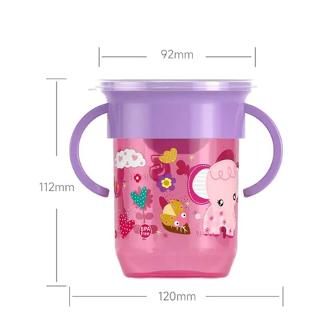 Vaso Antiderrame 360 Para Bebé Jump Kids Surtido-1