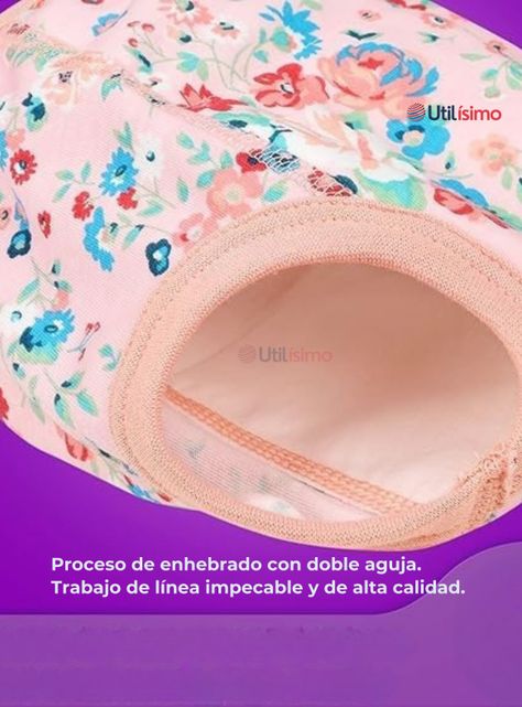 Pack 6 Calzón Pantys Niña Entrenamiento Algodón Absorbente Transpirable Cintura Elástica-6