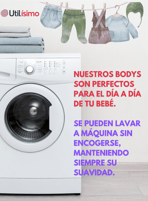 Pack 5 Bodys Bebé Niño Manga Larga Tedmimak 100% Algodón Cute Dogs-4
