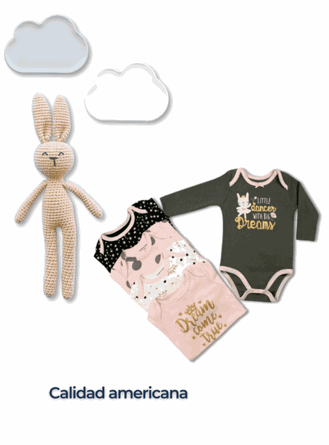 Pack 5 Bodys Bebé Niña Manga Larga Tedmimak 100% Algodón Ballet Dreams-5
