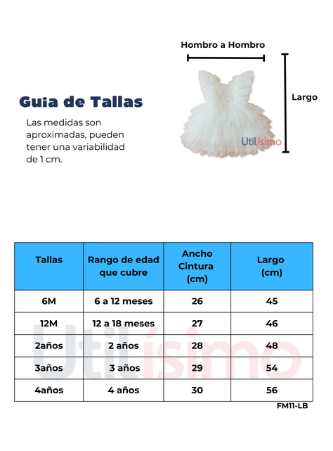 Vestido De Fiesta De Encaje Y Tul Niñas 6 meses a 4 años Baby Girls-2