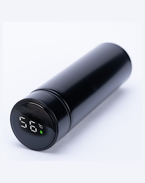 Termo Inteligente Vaso Digital Táctil Taza Led Smart Cup Plata-0
