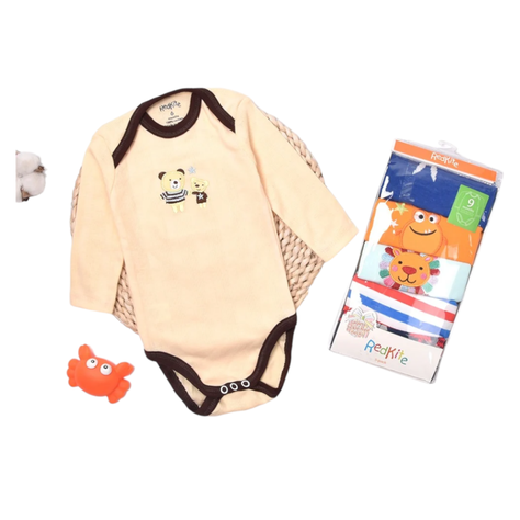 Pack 5 Bodys Bebés Redkite Algodón Manga Larga Surtido-2