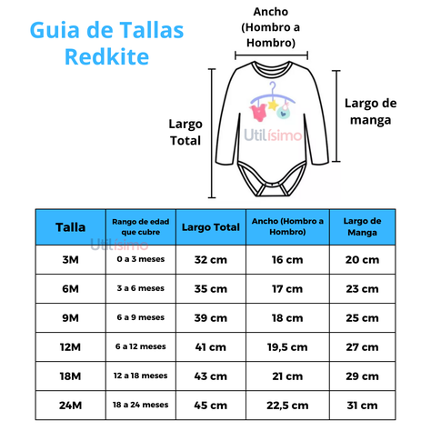 Pack 5 Bodys Bebés Redkite Algodón Manga Larga Surtido-6