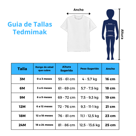 Set 2 Piezas Jardinera y Polera para Bebé Niña-1