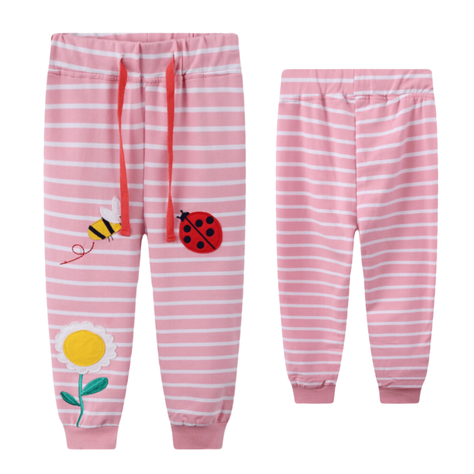 Pantalon Buzo Niña 100% Algodón Primavera Jump Kids-0