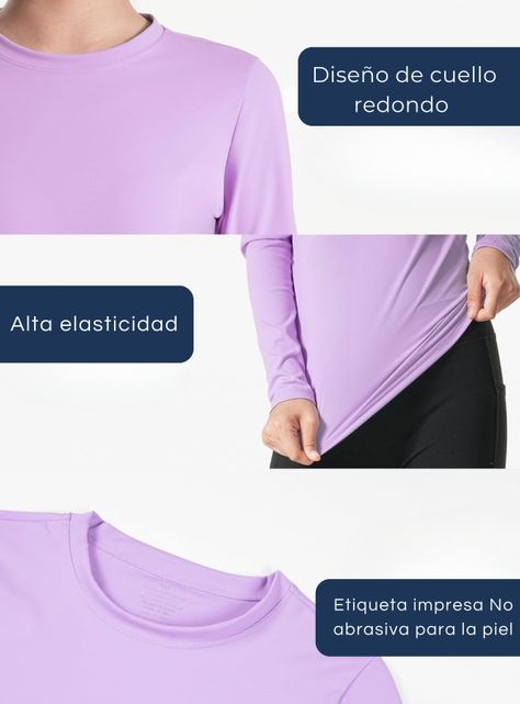 Pack 3 Camisetas Polar Niña Primera Capa Cuello Redondo-4
