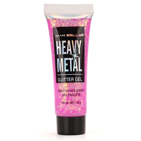 Heavy Metal Glitter en Gel Max Belle 18g T02-0