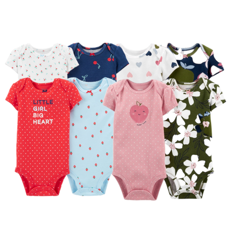 SuperPack 8 Bodies Niña Tedmimak Manga Corta-2