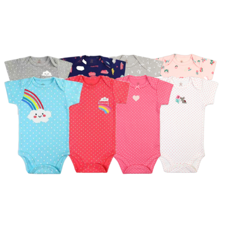 SuperPack 8 Bodies Niña Tedmimak Manga Corta-0
