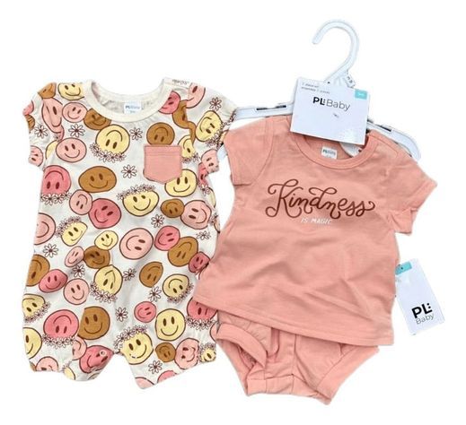 Set De Conjunto Y Enterito para bebés niñas Jump Kids-0
