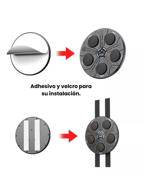 Máquina Boxeo Musical Entrenamiento Soporte Boxeo Bluetooth-3