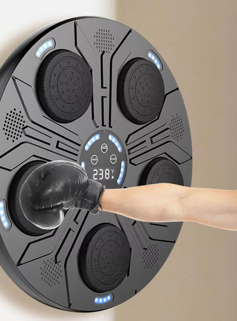 Máquina Boxeo Musical Entrenamiento Soporte Boxeo Bluetooth-7
