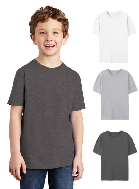 Pack 3 Poleras Camiseta Manga Corta Algodón Niño Colores variados-0