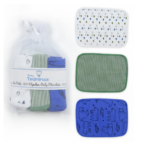 Set 3 Tutos de algodón para bebés Tedmimak-0