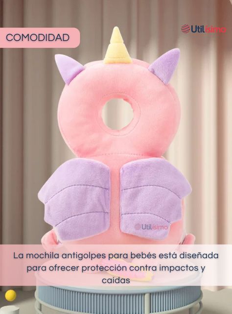Mochila Protectora Cabeza Bebé Niña Antigolpes Almohadilla Ajustable Surtido-3