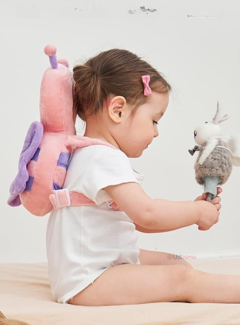Mochila Protectora Cabeza Bebé Niña Antigolpes Almohadilla Ajustable Surtido-0