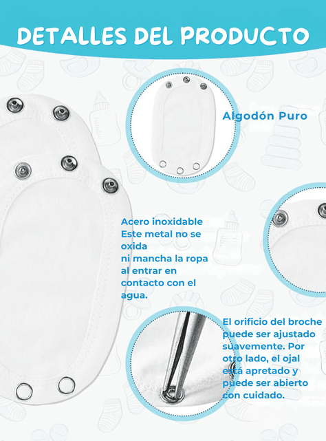 Pack 5 Unidades Extensor Body Bebé +Pack 5 Bodys Manga Corta Algodón Niño Oso amistoso-4