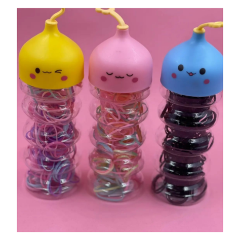 Ligas Para El Cabello Colores Varios MaxBelle Cálido-5