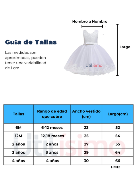 Vestido Fiesta Tutu Niña Lazo y Cintillo 6 Meses a 4 años Jump Kids-2