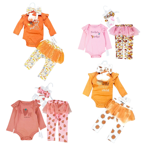 Pack 4 Piezas Niña Happy Jump Kids 100% Algodón-2
