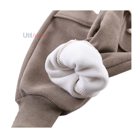 Pantalón de Cotele Frizados Con Chiporro Niño CaféJump Kids-1