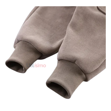 Pantalón de Cotele Frizados Con Chiporro Niño CaféJump Kids-3