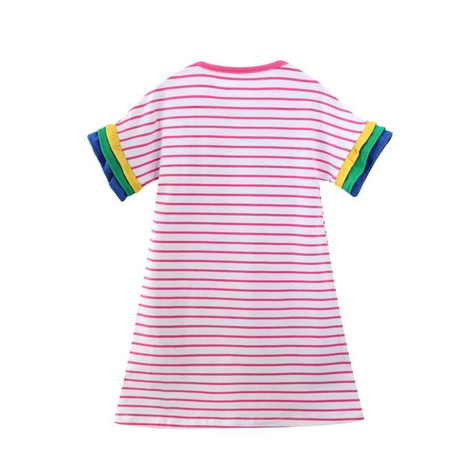 Vestido Manga Corta Niña Loros Jump Kids-1