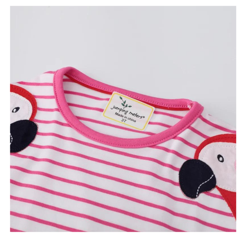 Vestido Manga Corta Niña Loros Jump Kids-2