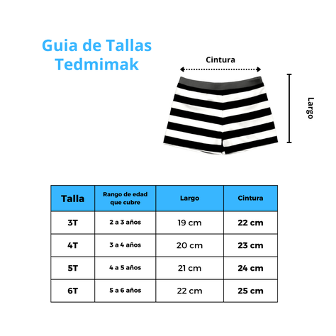 Short Traje De Baño A Rayas Para Niño Jump Kids Surtido-3
