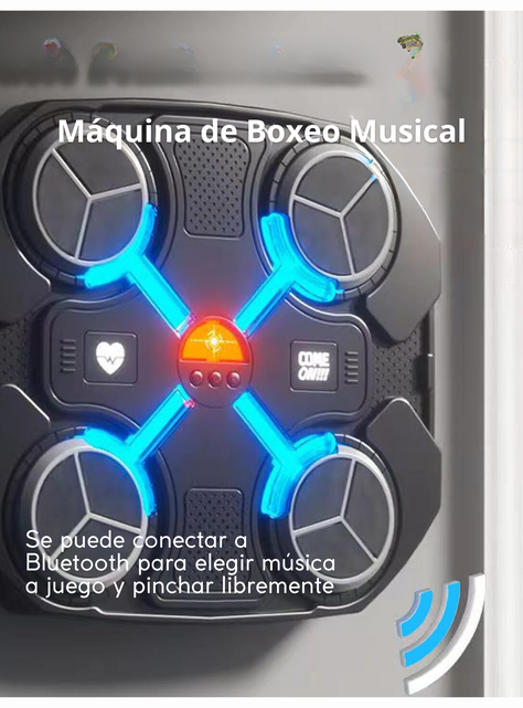 Maquina De Boxeo Musical Bluetooth Entrenamiento Niños-6