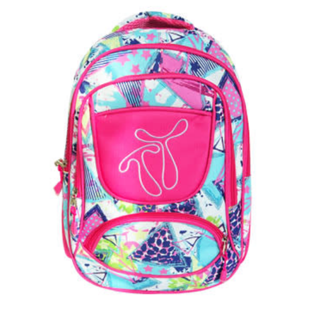 Mochila Escolar Con Estampado Colorido Con Estuche 43X30X13CM Surtido-3