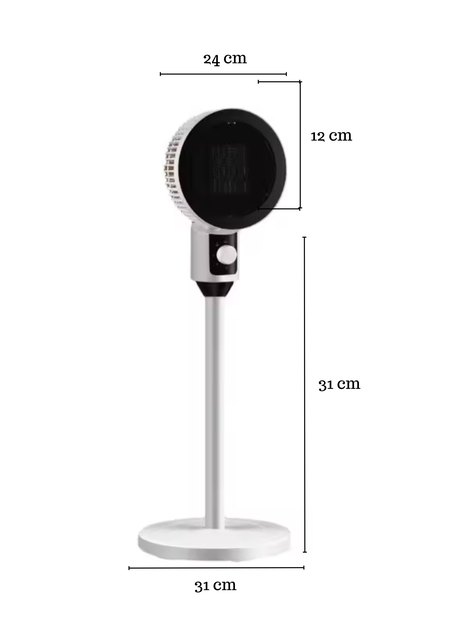 Calefactor Y Ventilador 2 En 1 Alta Potencia 1500w-2