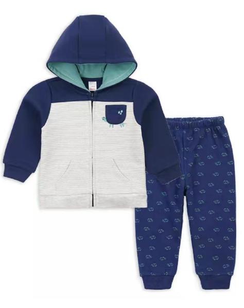 Conjunto Bebe Niño Buzo Polerón 2 Piezas Tedmimak-0