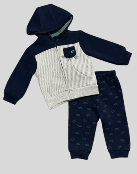 Conjunto Bebe Niño Buzo Polerón 2 Piezas Tedmimak-1