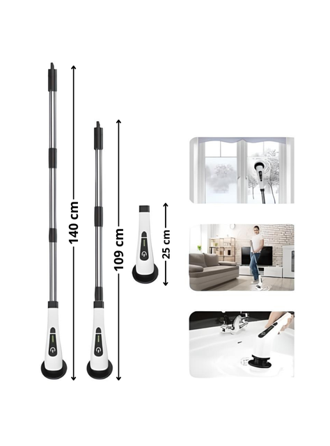Cepillo de Limpieza Multifuncional Eléctrico 7 En 1-2